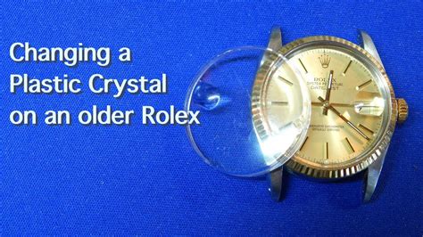 Rolex plastic crystal replacement